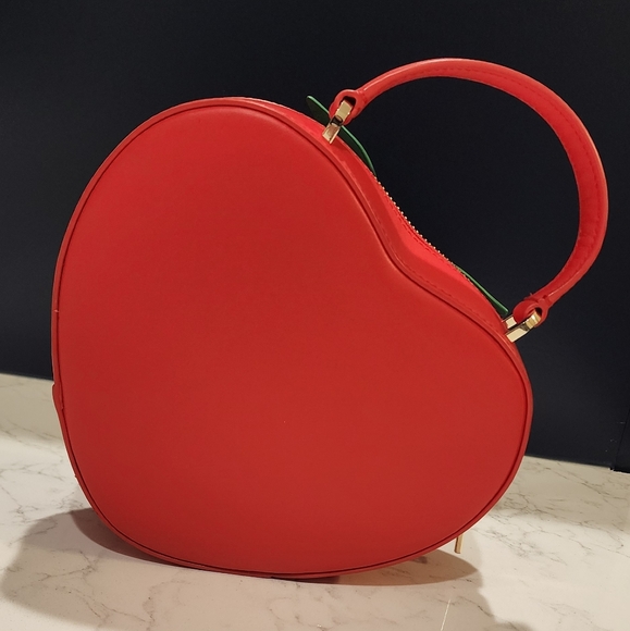 Kate Spade Red and Green Strawberry Crossbody Bag - Picture 3 of 10